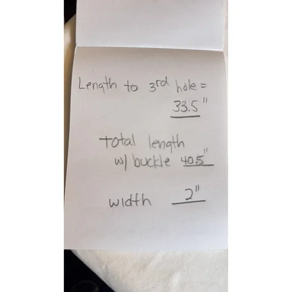 Ralph Lauren Brown Leather Belt Brass Horseshoe Buckle Western 33.5" Equestrian - Picture 8 of 9